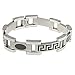 Stainless Steel Bracelet wiith carbon fiber - Length: 8.75", Width: 15mm