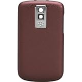 BlackBerry Leather Battery Door Cover for BlackBerry Bold 9000 (Red) [Bulk Packaging]