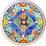 Talavera-look Design131 Mexican Art Drawer Pull Knob