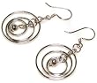 Sterling Silver Hoop Earrings (Rodium Plated)