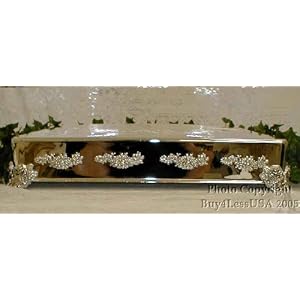 14 Square Silver Roses Wedding 