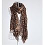 niceEshop(TM) Brand Fashion Leopard Pattern Shawl Scarf Wrap for Women +Free niceEshop Cable Tie