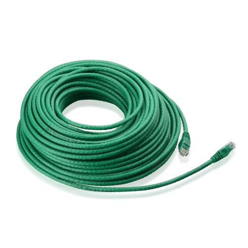 Cable Matters Cat6 Snagless Ethernet Patch Cable in Green 100 Feet