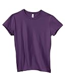 Bella Ladies Short Sleeve Crewneck T Shirt - Purple - Small