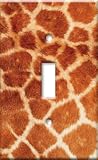 Faux Giraffe Fur Switch Plate