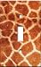 Faux Giraffe Fur Switch Plate