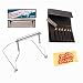 Hohner 02 American Ace Diatonic Harmonica Bundle with Seven-Harmonica Folding Carrying Case, Harmonica Holder, and Polishing Cloth - Key of C