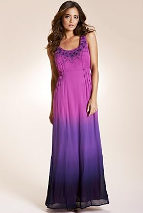 Per Una Embellished Neckline Maxi Dress