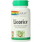 Solaray Licorice Root Capsules, 450 mg, 100 Count