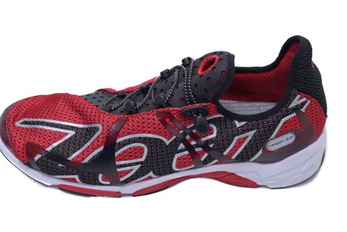Gr. 11,5 / 46 ZOOT ULTRA Tempo+ 2.0 Herren Triathlon LAUFSCHUHE rot / SCHWARZ