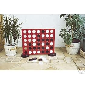 GIANT FOUR IN A ROW/ OUTDOOR FUN GARDEN GAME/ NEW