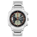 Seiko Men's Chronograph Watch, Stainless Steel Dial & Bracelet, Two Subdials, Date Display SNN039