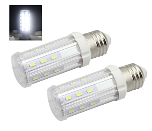 Bonlux Screw Socket 110v E27 E26 LED Household Light Bulb 6w Daylight 6000k LED Corn Bulb 50w Equivalent (6 Watts Pack-2)