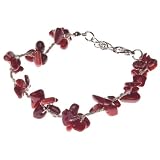 Oi! Coral On Silk Bracelet