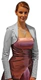 Satin Bolero silber