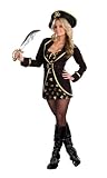 Dreamgirl Women's Pirate Appeal Coat Dress