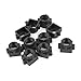 uxcell 10 Pcs S Mount M12 Board Lens Holder 20mm Screw Spacing Black for CCTV Camera