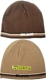 Beige/ Grey Zoned Reversible Beanie Hat by Billabong
