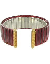 Speidel 18-22mm Red Jelly Stainless Steel Twist O Flex Expansion Band