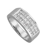 14K White Gold Diamond Wedding/Anniversary Band - 1.00 Ct.