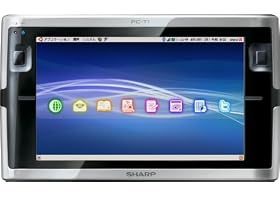 SHARP Net Walker (ネットウォーカー) モバイルインターネットツール シルバー系 PC-T1-S
