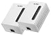 Electronics : ZyXEL PLA-401 Twin Pack Powerline Homeplug AV 200Mbps Interference Resistant Ethernet adapter integrated Plug design with 128 AES encryption and QoS