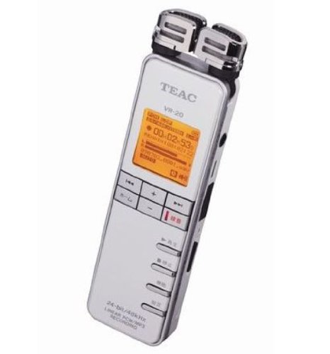 TEAC 24bit リニアPCM対応ICレコーダー ホワイト VR-20W