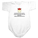 Baby Bodysuit White " Philippine Food Makes Philippine Poo ! " Philippines Country