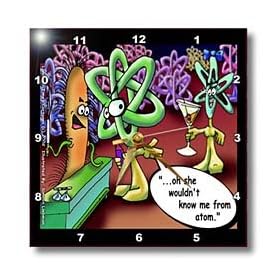Londons Times Funny Relationships Cartoons - Atomic Dating - Wall Clocks