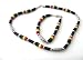 Bob Marley Reggae Rasta Necklace and Bracelet Set