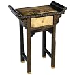 Handmade Asian Furniture - 31" Imperial-Style Gold Lacquer Oriental End / Hall / Console Table
