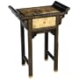 Handmade Asian Furniture - 31" Imperial-Style Gold Lacquer Oriental End / Hall / Console Table