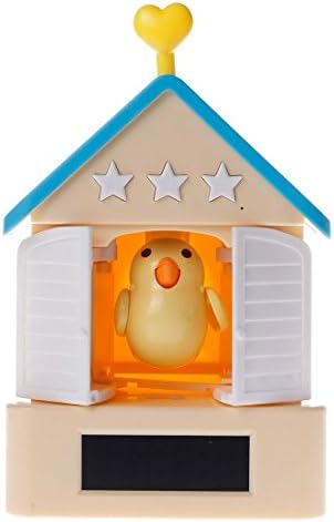 Creative Digital LCD Display Running Alarm Clock Runaway Moving Wheels Room Decorative Clock (Brown with white)