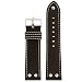 Pilot Watch Band with Rivets Brown 22mm Tech Swiss