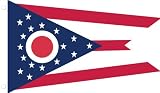 Allied Flag Outdoor Nylon State Flag, Ohio, 2-Foot by 3-Foot