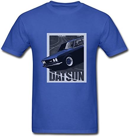 Different Casual Custom Short-sleeve Datsun 510 Men X-large Blue Shirts