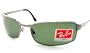 NEW RAYBAN RAY BAN RB 3269 004/58 POLARIZED GREEN & GUNMETAL FRAMR SIZE 63-18-125 SUNGLASSES