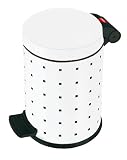 Hailo 0704-470 Tret-Kosmetikeimer Trento&reg; Style 4, weiss
