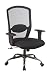 Office Star Work Smart Screen Back Mesh Seat Executive Chair, Black