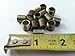 25ct - Metal Pipe Mouthpiece/Elbow Connectors 3/8