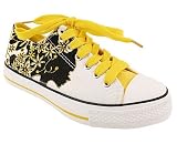 Embroidered Silhouette Laced-Up Sneaker