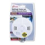 Battery Powered Night Hawk Combination Smoke/CO Alarm with Voice/Alarm Warning
