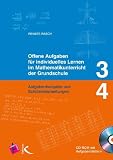 Offene Aufgaben Klasse 3+4 f&uuml;r individuelles Lernen im Mathematikunterricht: Aufgabenbeispiele und Sch&uuml;lerbearbeitungen - Renate Rasch