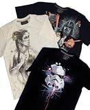 Marc Ecko - Marc Ecko Cut & Sew Star Wars Exploding Trooper, The Gold Bikini and Poster Doodle Tees