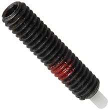 Jergens 10810 Steel Ball Plunger, Low Carbon Steel, 3/8" Thread