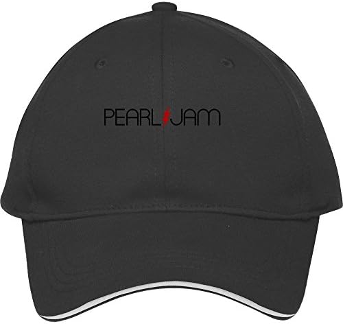 IKAI Unisex Pearl Jam Logo Baseball Cap Black