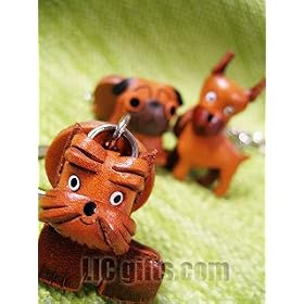 * YORKSHIRE TERRIER * Dog Leather Japanese Cell Phone Charms VANCA Craft Petit Mini Mascot * YORKSHIRE TERRIER * Dog Leather Japanese Cell Phone Charms VANCA Craft Petit Mini Mascot