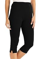Women's Plus Size Leggings, Capri Length In Stretch Knit
