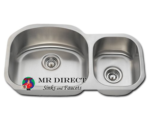 Stainless Steel Undermount Kitchen Sink - Double Bowl