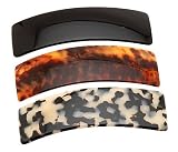 France Luxe Classic Large Rectangle Barrette - Classic
